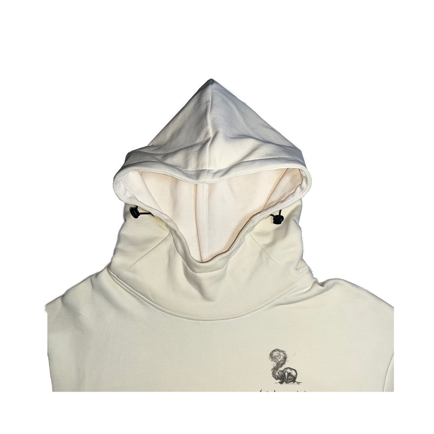 Puff Print Cream nofear Hoodie